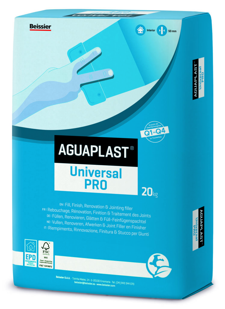 Aguaplast Universal Pro glaistas